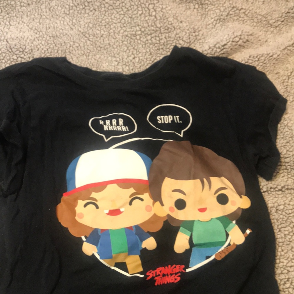 A stranger things shirt